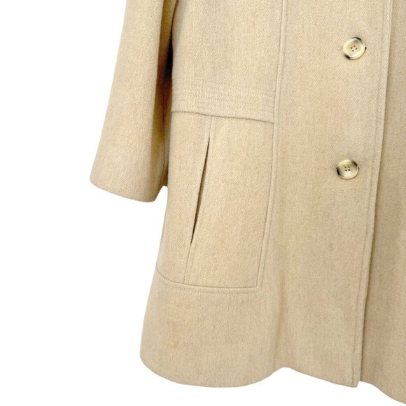 Vintage Wool Herman Kay Winter Car Coat S/M - Picture 3 of 7